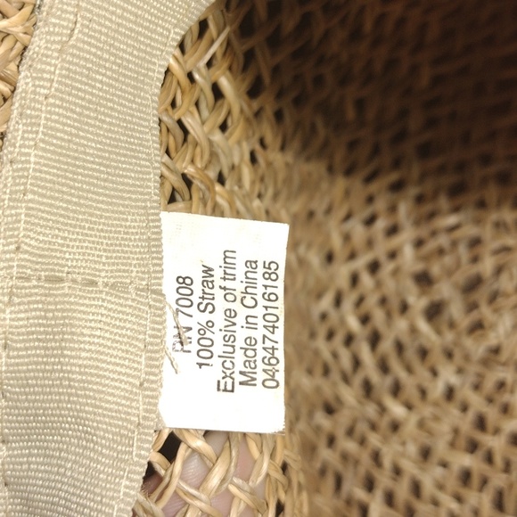 Cute Summer Wicker Style Hat NWOT 👒 - Picture 9 of 10
